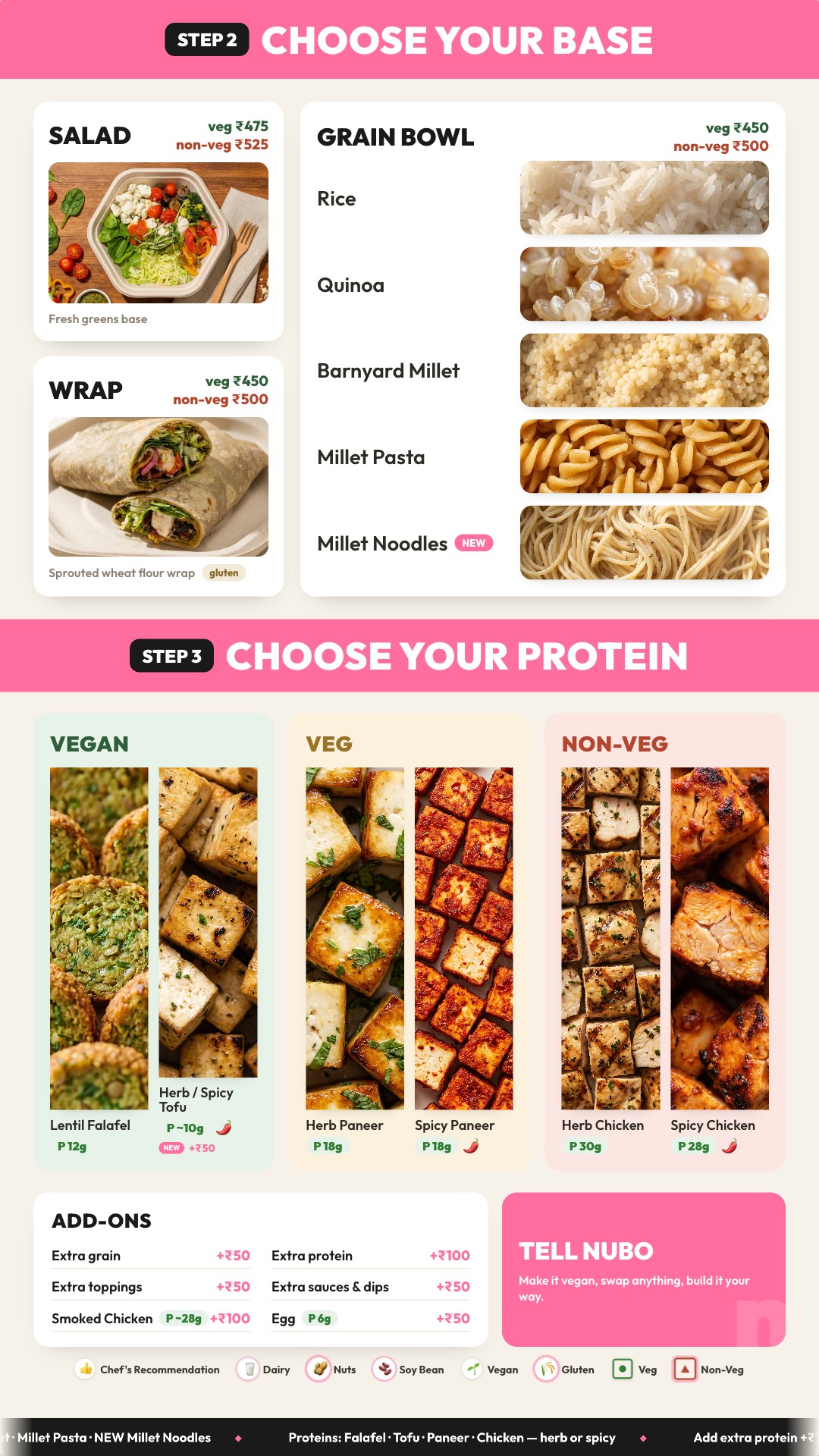 Board 3 — Base & Protein